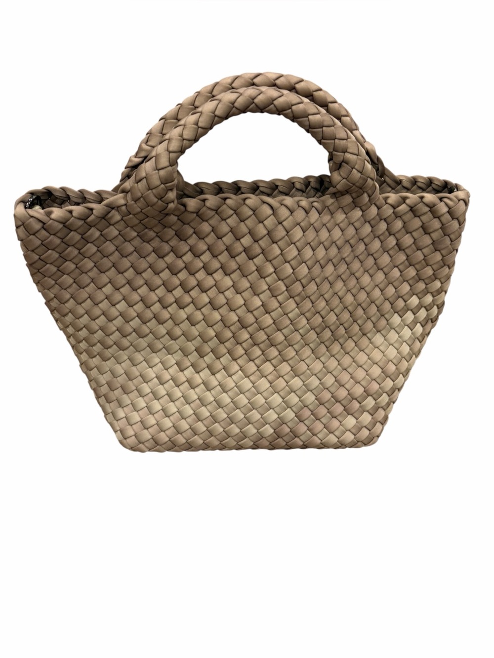 Naghedi St Barths Petite Tote Hand Dipped Ombré Cashmere Bronze